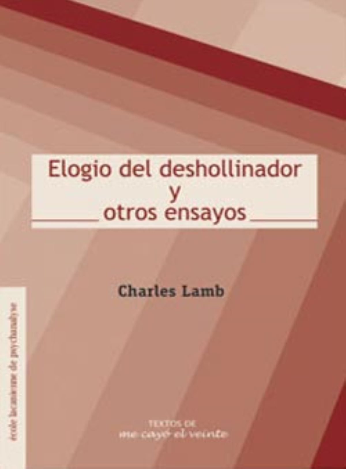 Portada de Elogio del deshollinador y otros ensayos