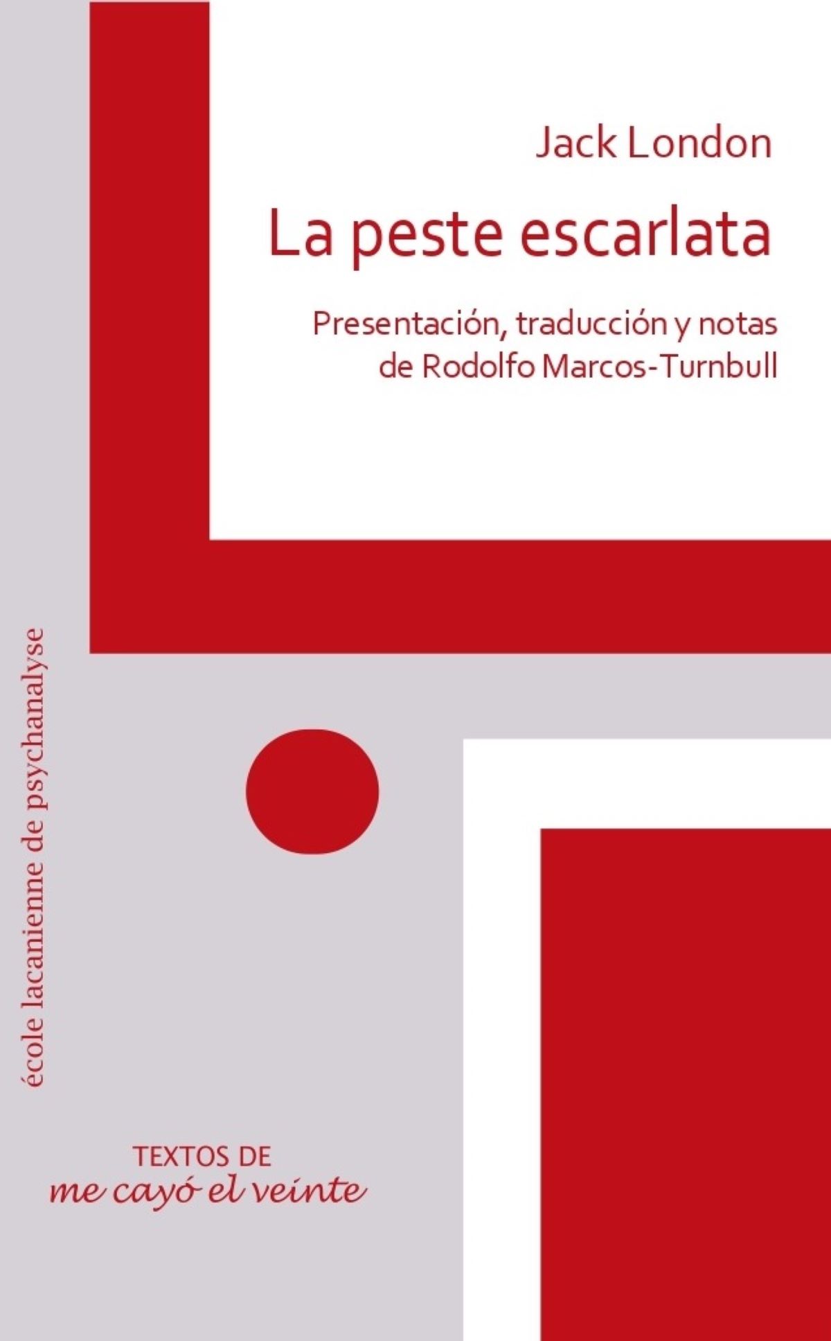 Portada de La peste escarlata