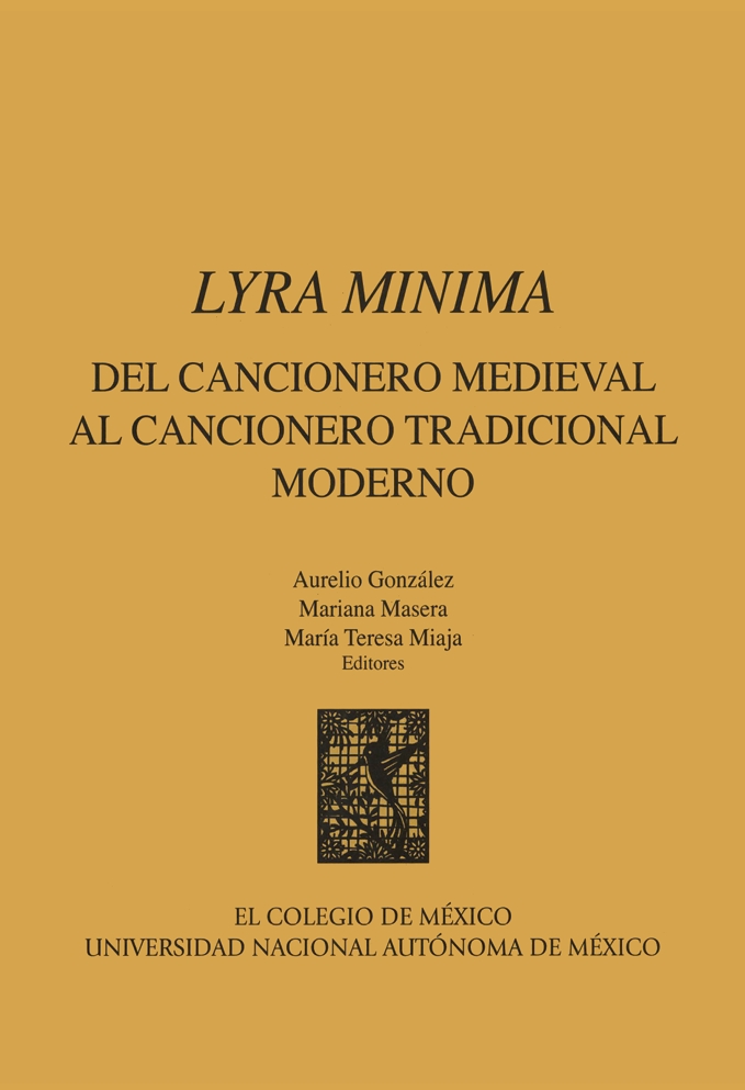 Portada de Lyra minima · Aurelio Gonzales