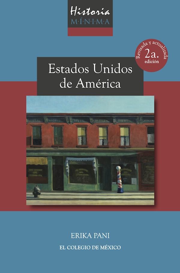 Portada de Historia mínima de Estados Unidos de América.