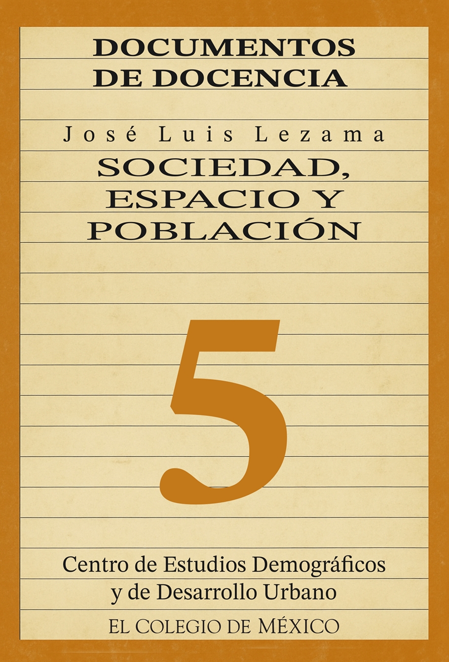 Portada de Sociedad, espacio y población