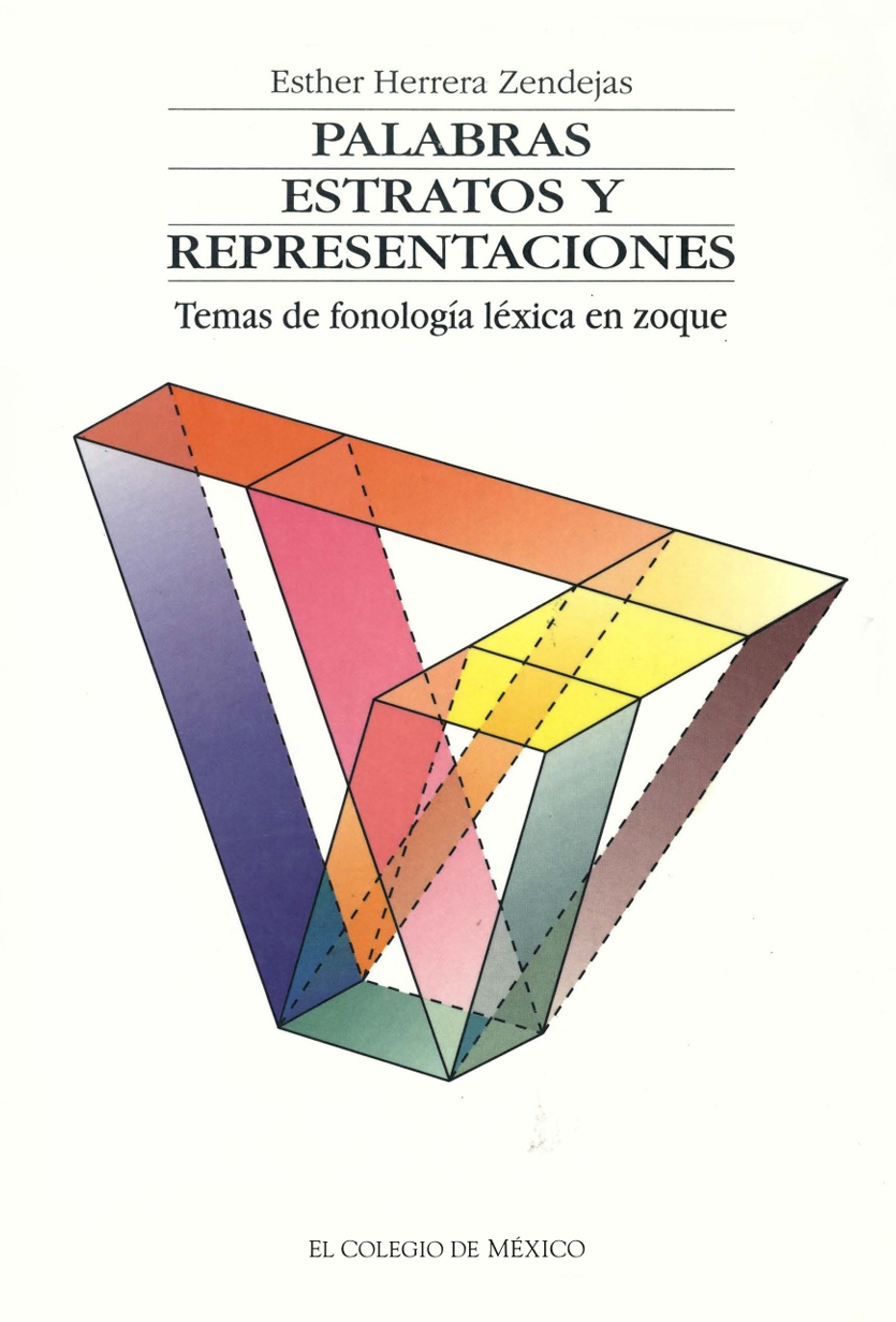 Portada de Palabras, estratos y representaciones · Esther Herrera Zendejas