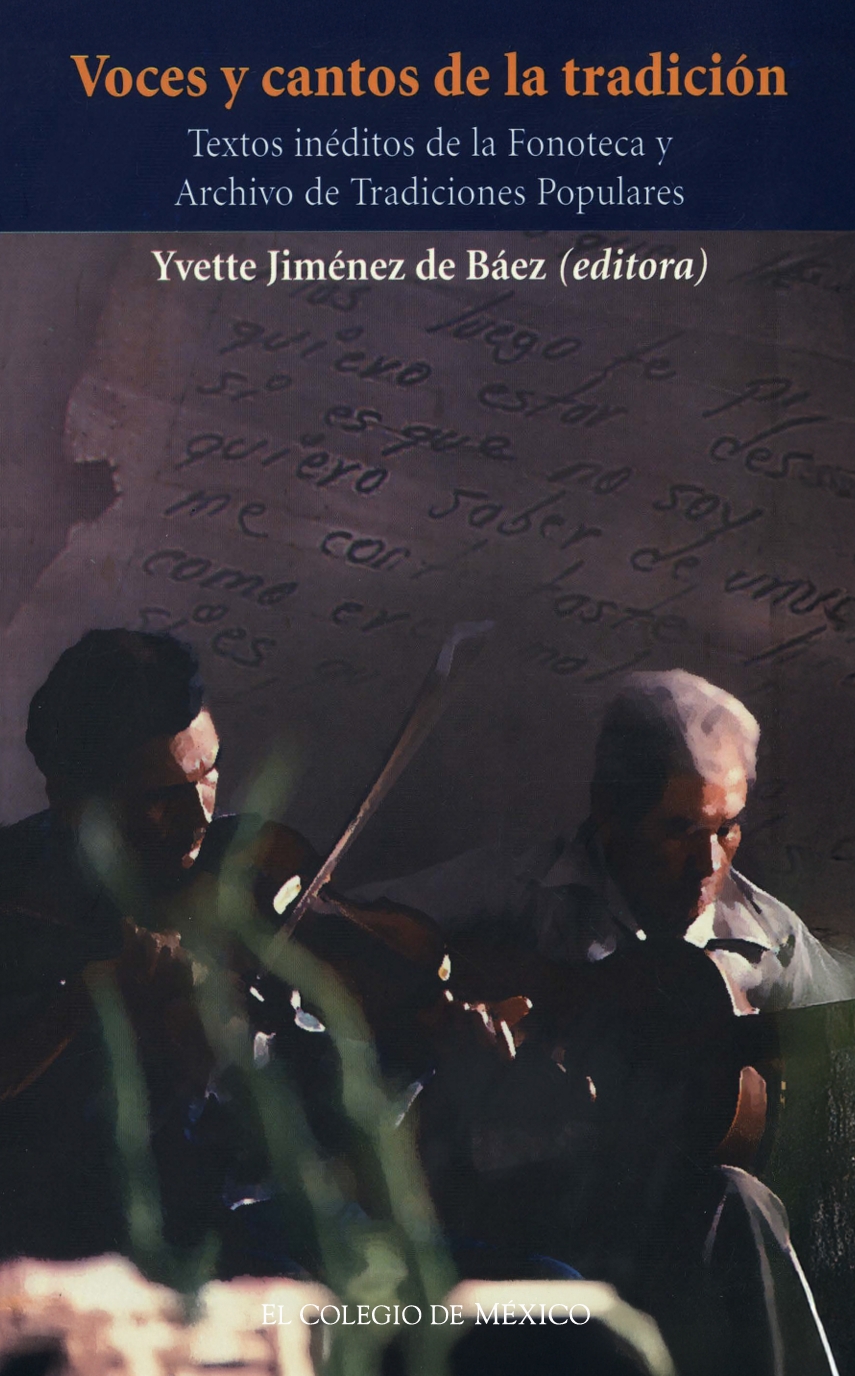 Portada de Voces y cantos de la tradición