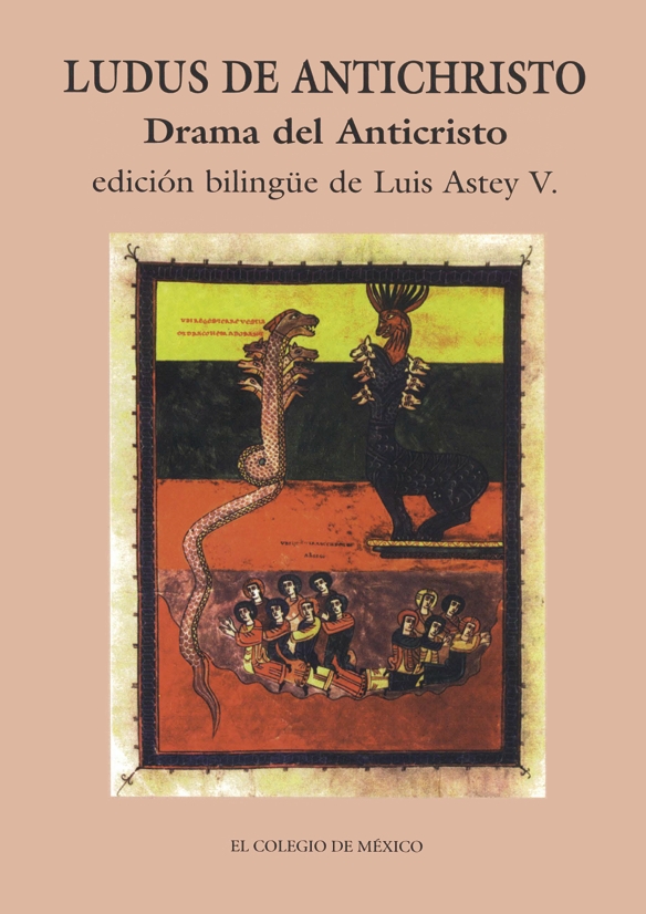 Portada de Ludus de Antichristo = drama del Anticristo