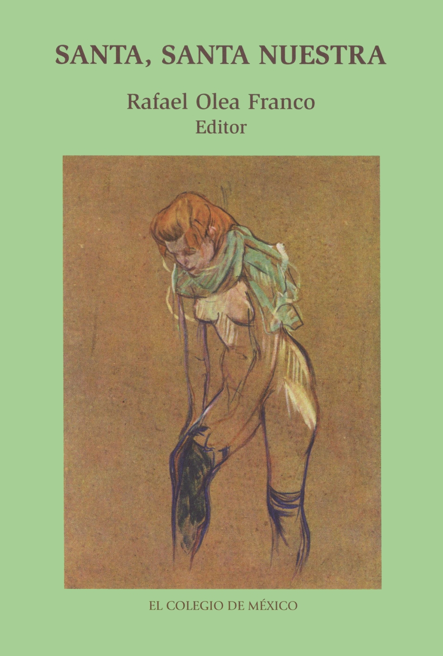 Portada de Santa, Santa nuestra · Rafael Olea Franco
