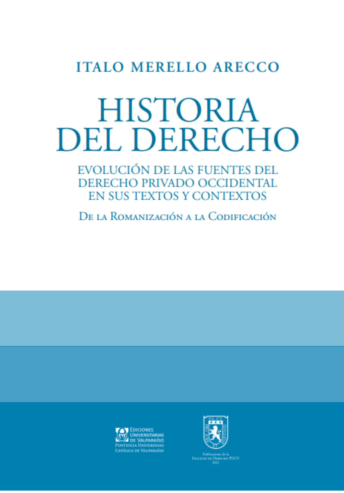 Portada de Historia del derecho