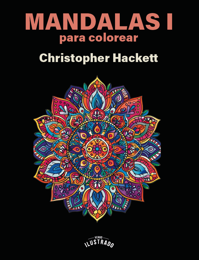 Portada de Mandalas I para colorear · Christopher Hackett