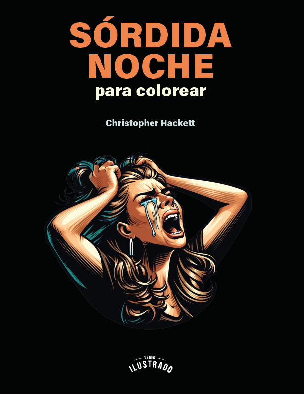 Portada de Sórdida noche para colorear