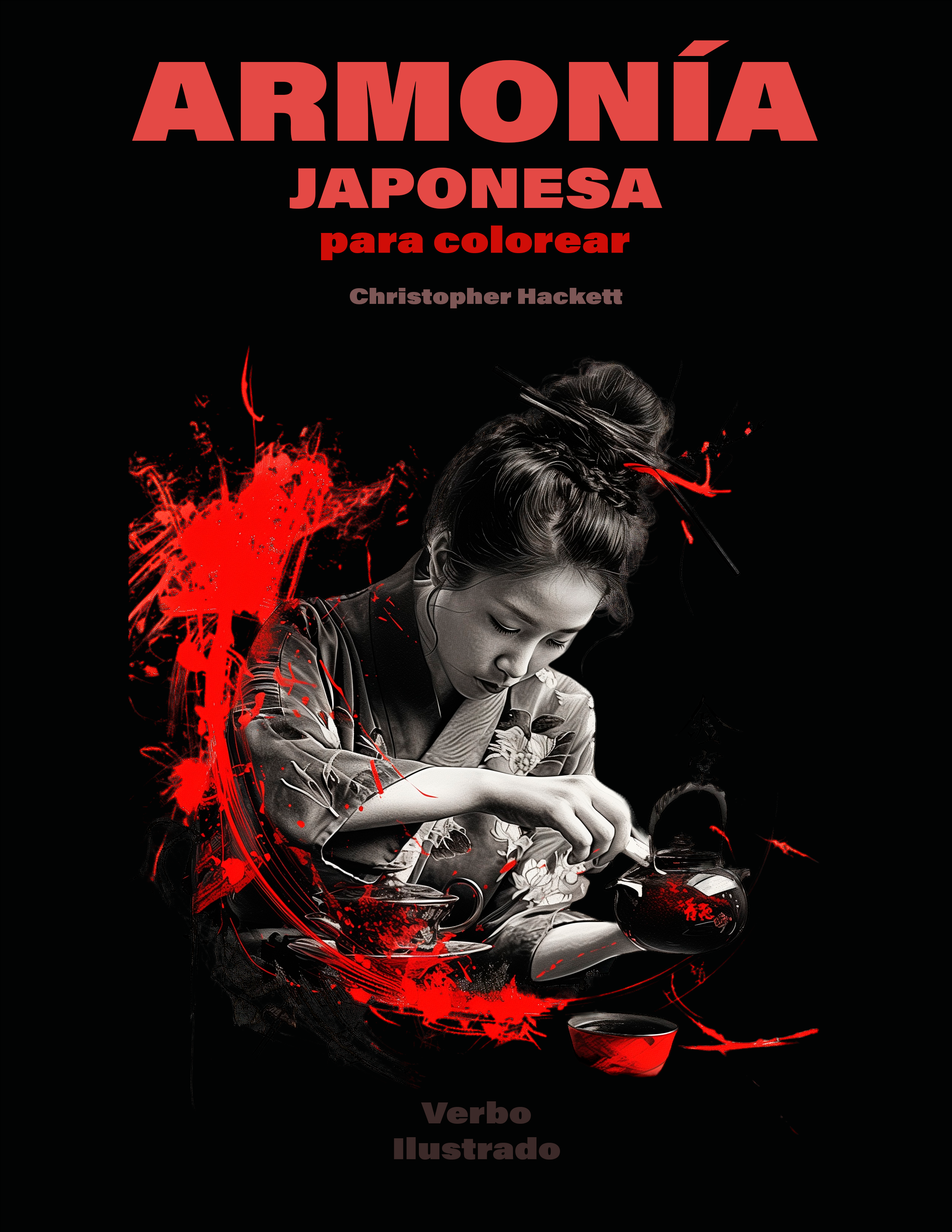 Portada de Armona japonesa para colorear