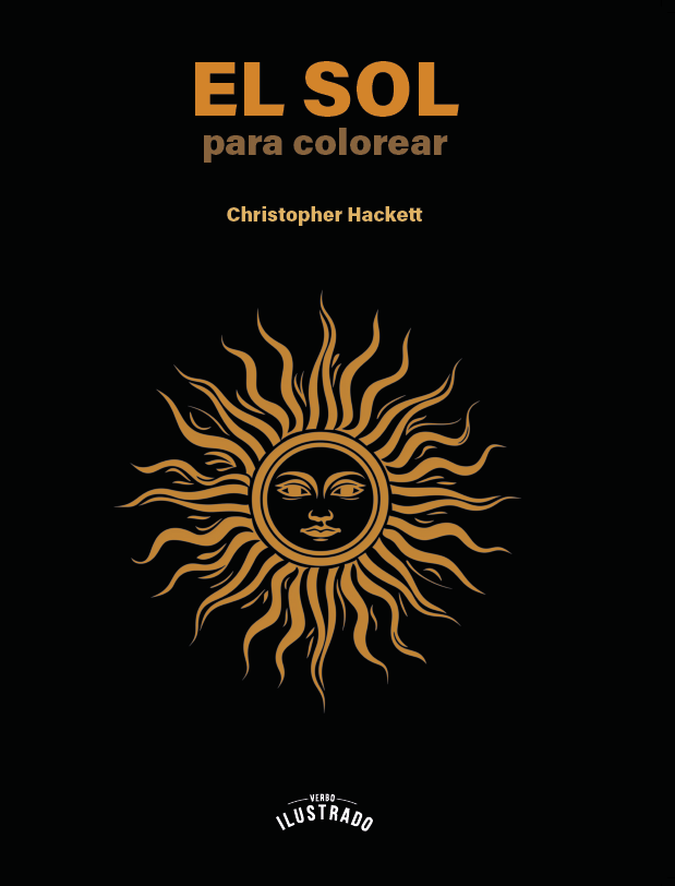 Portada de El sol para colorear