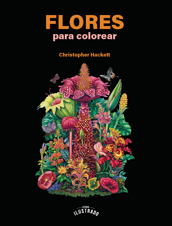Portada de Flores para colorear