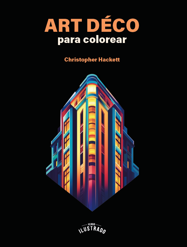 Portada de Art Deco para colorear