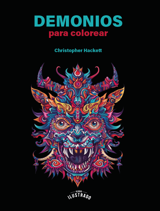 Portada de Demonios para colorear
