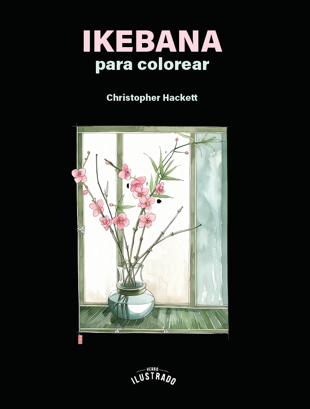 Portada de Ikebana para colorear