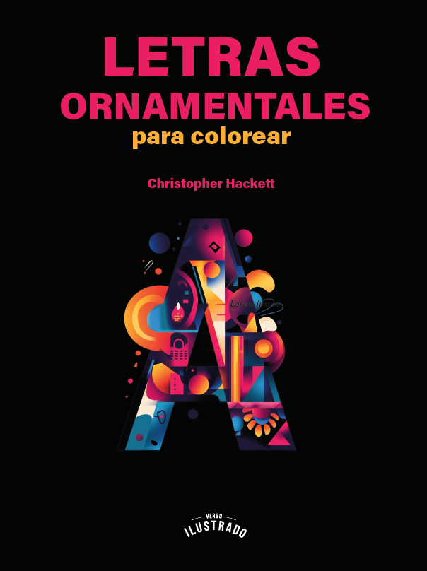 Portada de Letras ornamentales para colorear