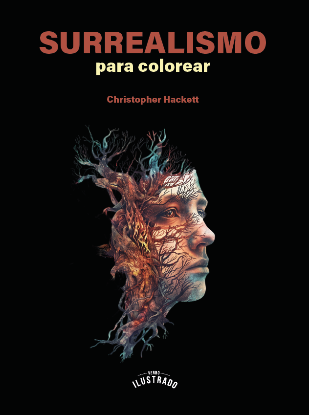 Portada de Surrealismo para colorear · Christopher Hackett
