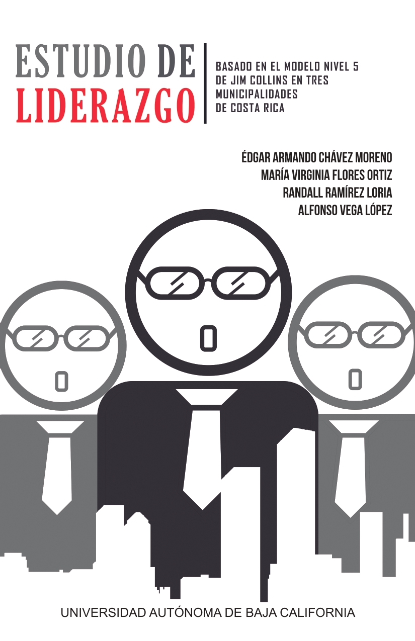 Portada de Estudio de liderazgo basado en el modelo nivel 5 de Jim Collins en tres municipalidades de Costa Rica