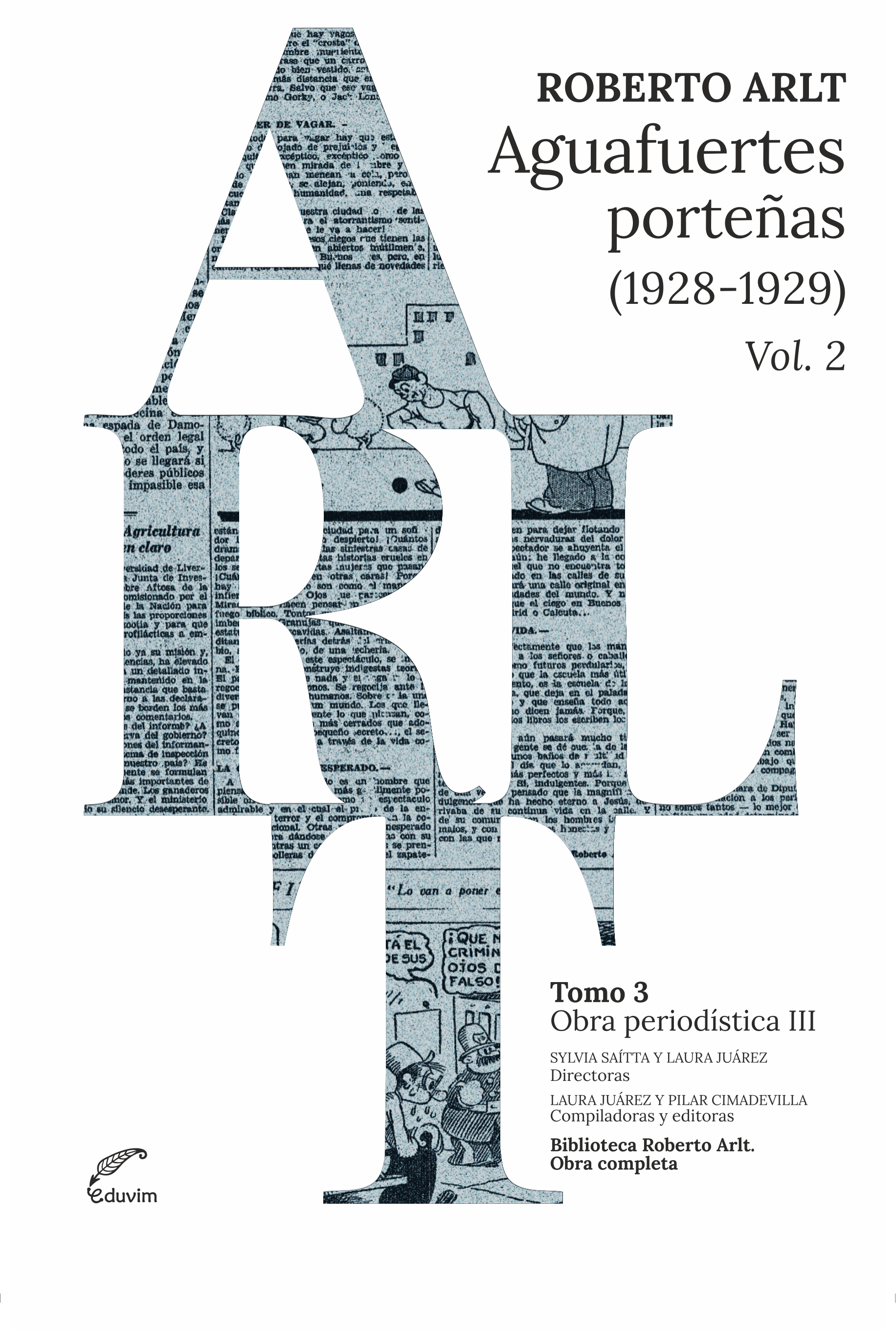 Portada de Aguafuertes porteñas (1928-1929). Volumen II