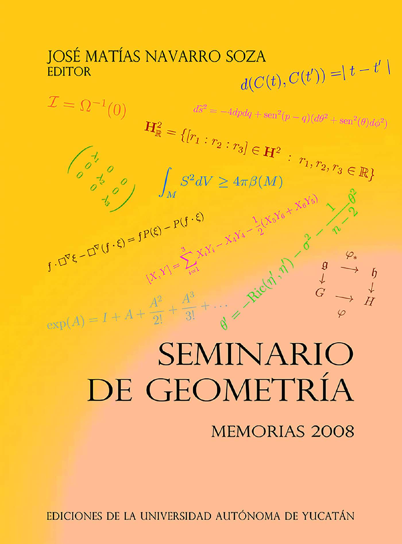 Portada de Seminario de geometría · José Navarro