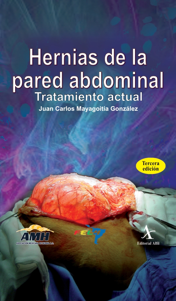 Portada de Hernias de la pared abdominal. Tratamiento actual. 3ra. Edición