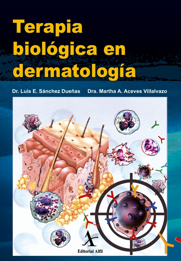 Portada de Terapia biológica en dermatología · Varios Autores