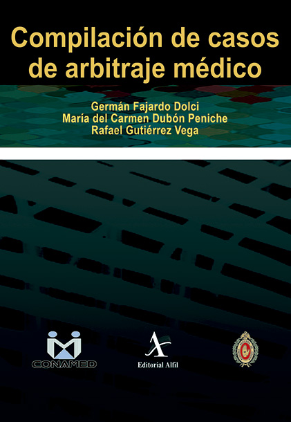 Portada de Compilación de casos de arbitraje médico · Varios Autores
