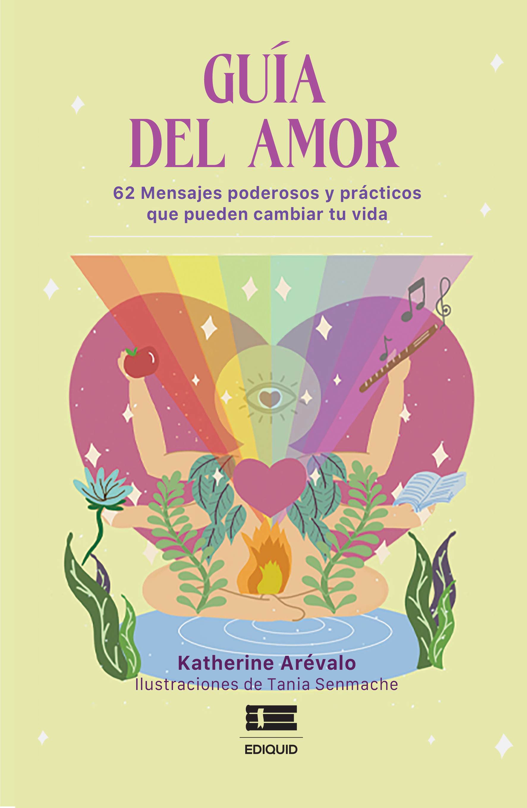 Portada de Guía del amor · Katherine Arévalo