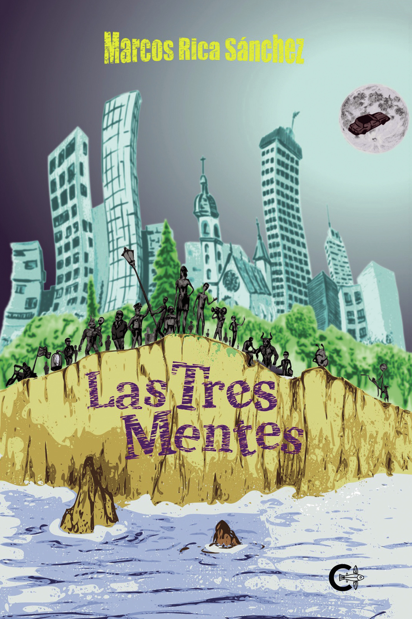 Portada de Las Tres Mentes · Marcos Rica Sánchez