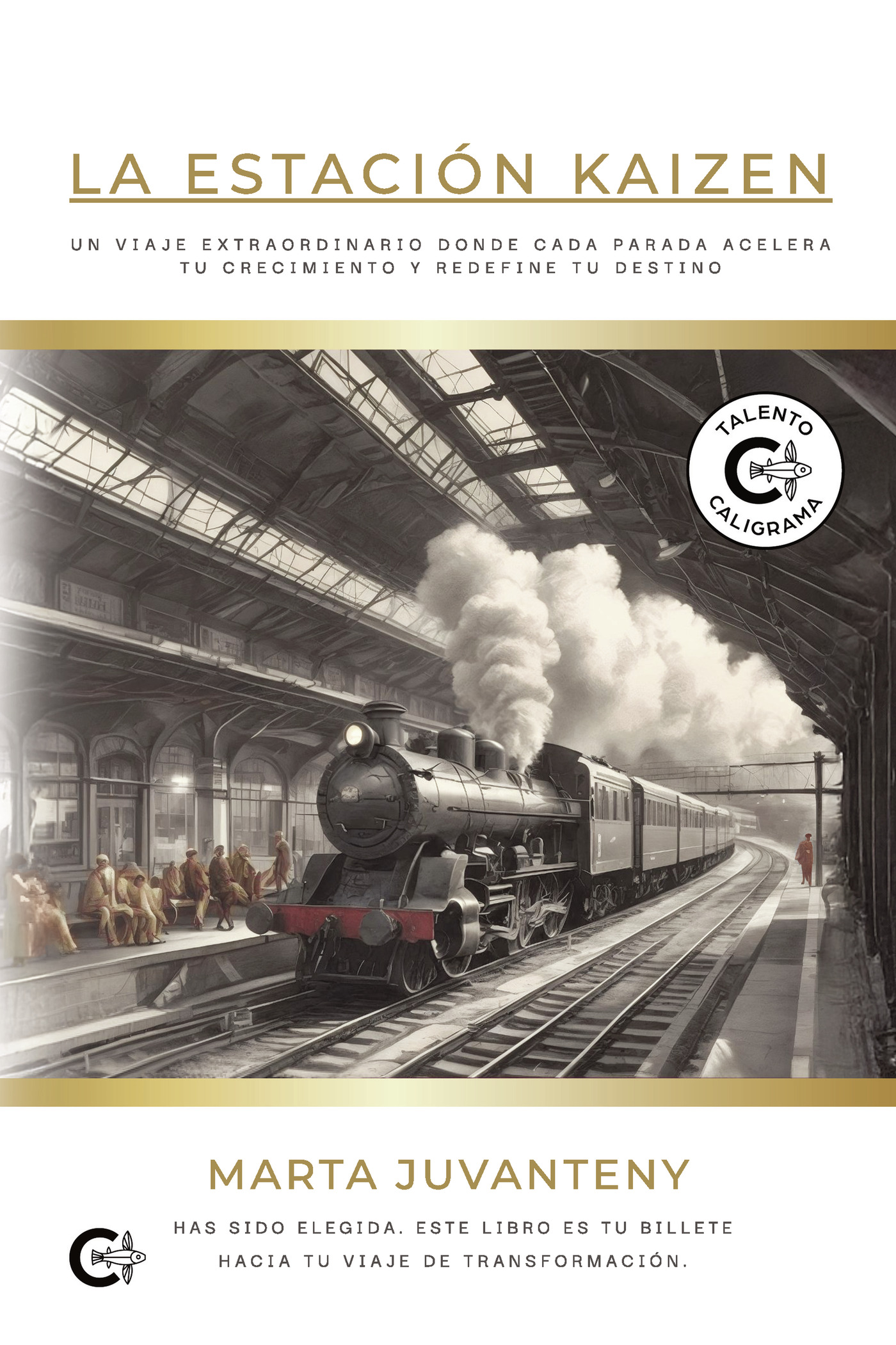Portada de La estación Kaizen · Marta Juvanteny