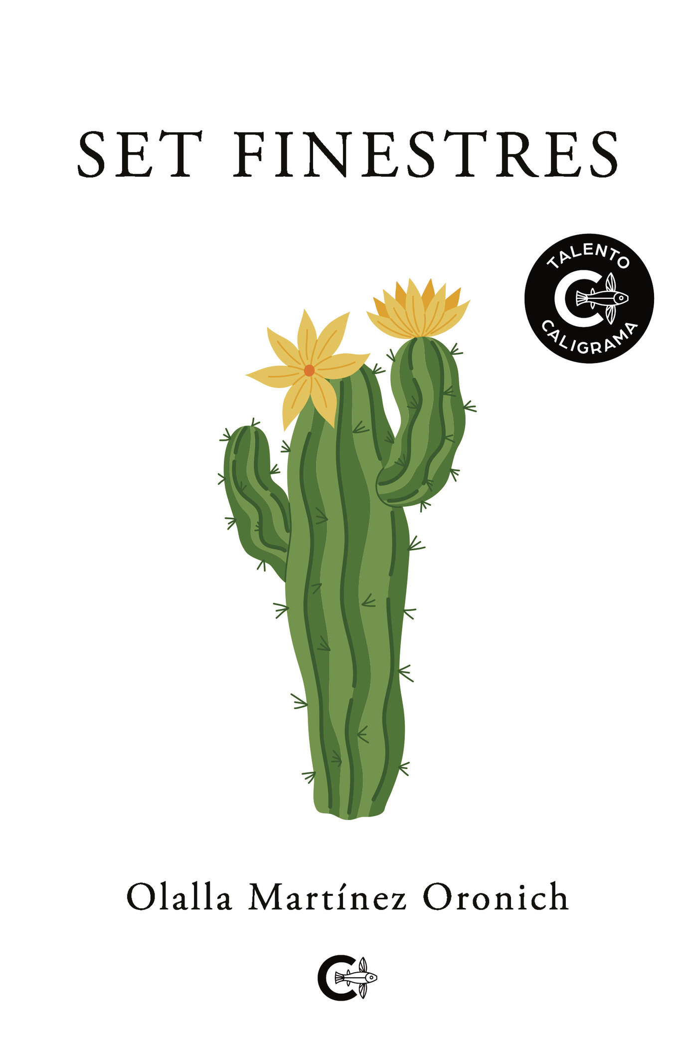 Portada de Set finestres · Olalla Martínez Oronich