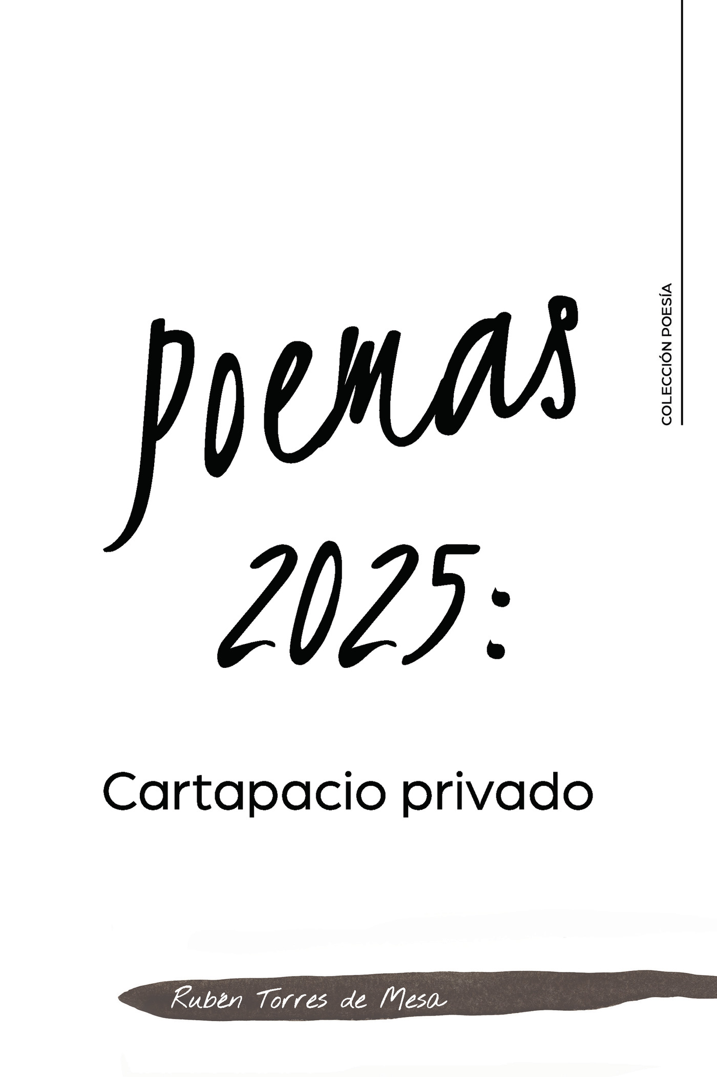 Portada de Poemas 2025: Cartapacio privado