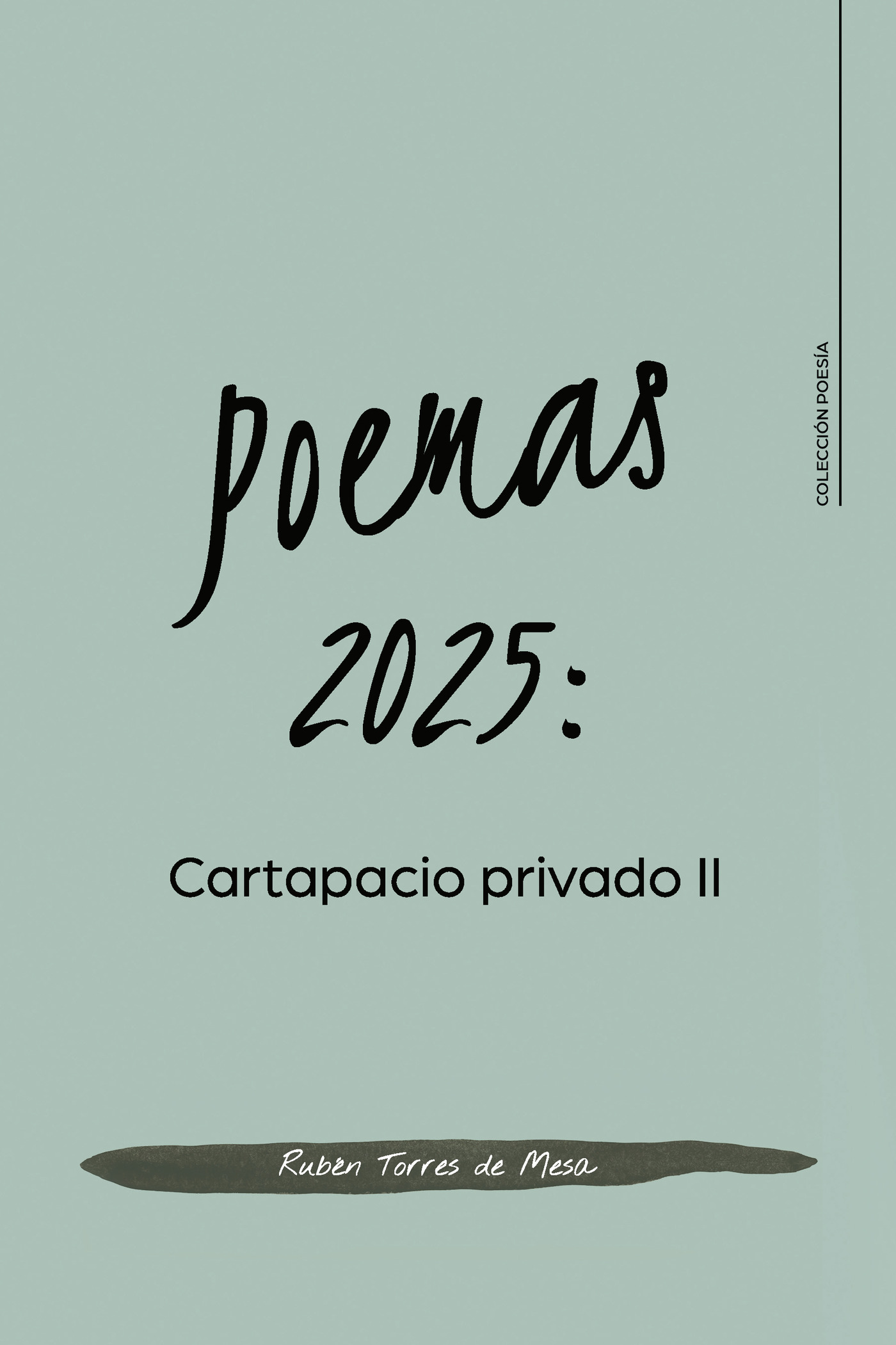 Portada de Poemas 2025: Cartapacio privado II