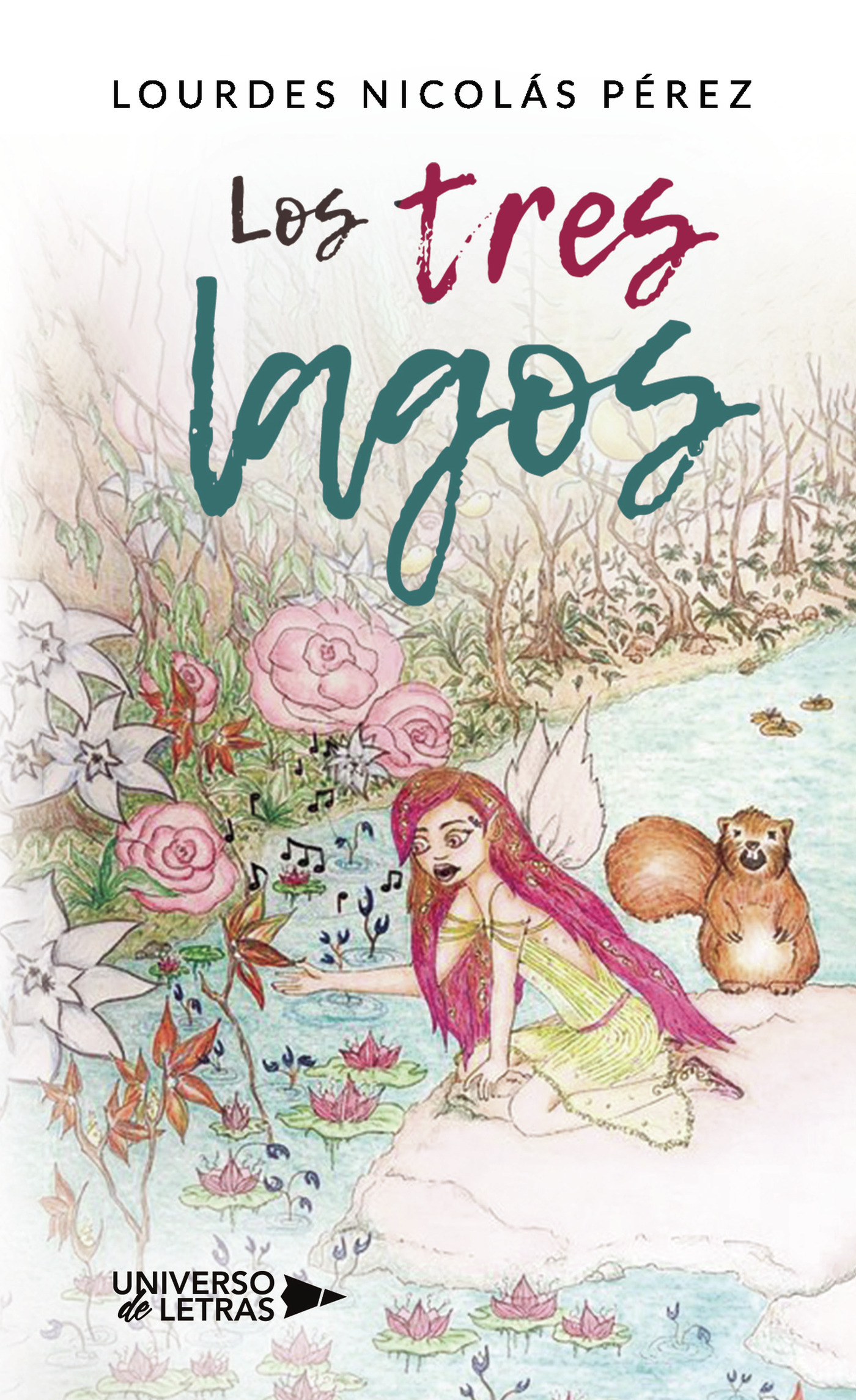 Portada de Los tres lagos · Lourdes Nicolás Pérez