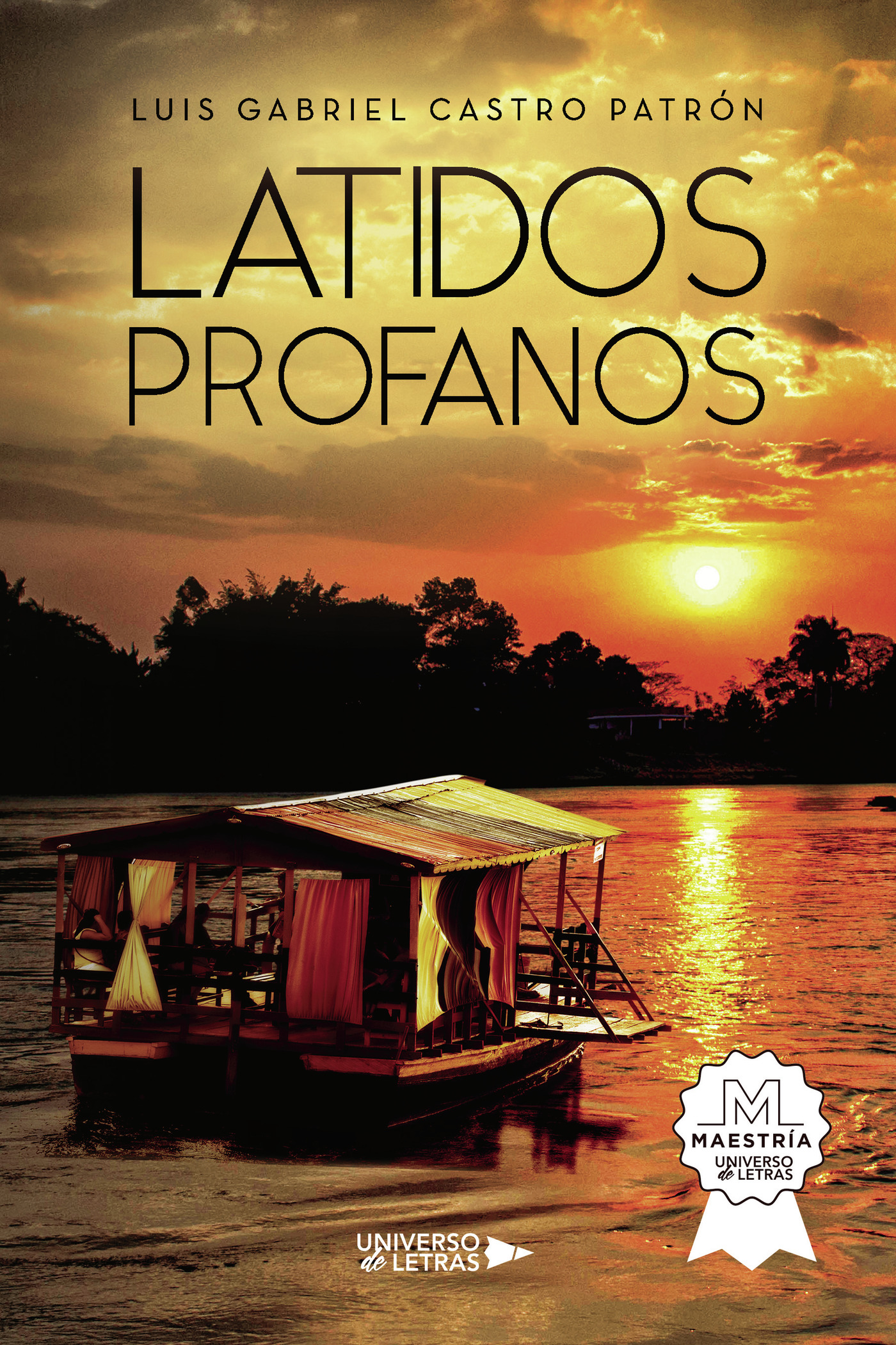 Portada de Latidos profanos · Luis Gabriel Castro Patrón