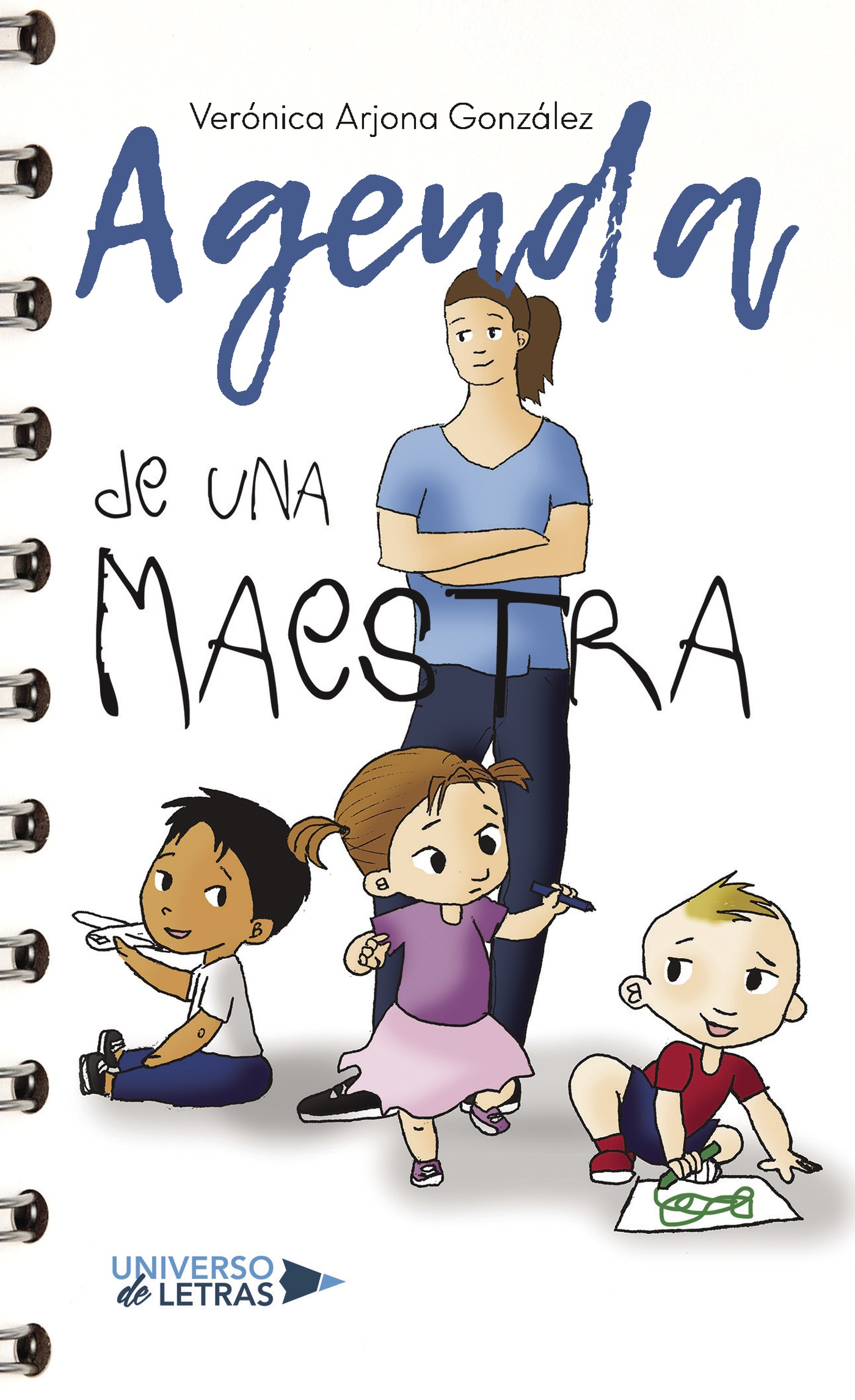 Portada de Agenda de una maestra · Verónica Arjona González, Limón