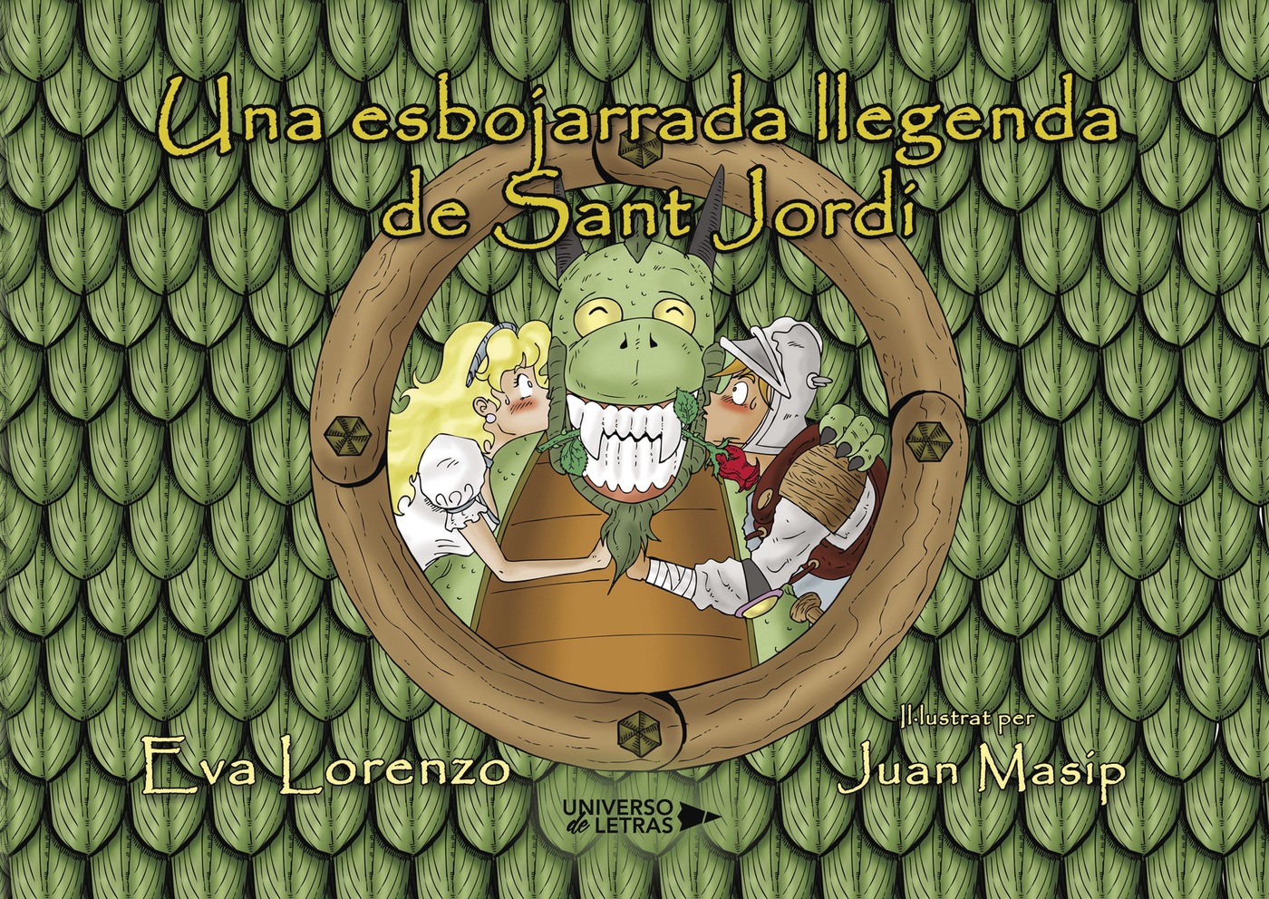 Portada de Una esbojarrada llegenda de Sant Jordi · Eva Lorenzo, Masip