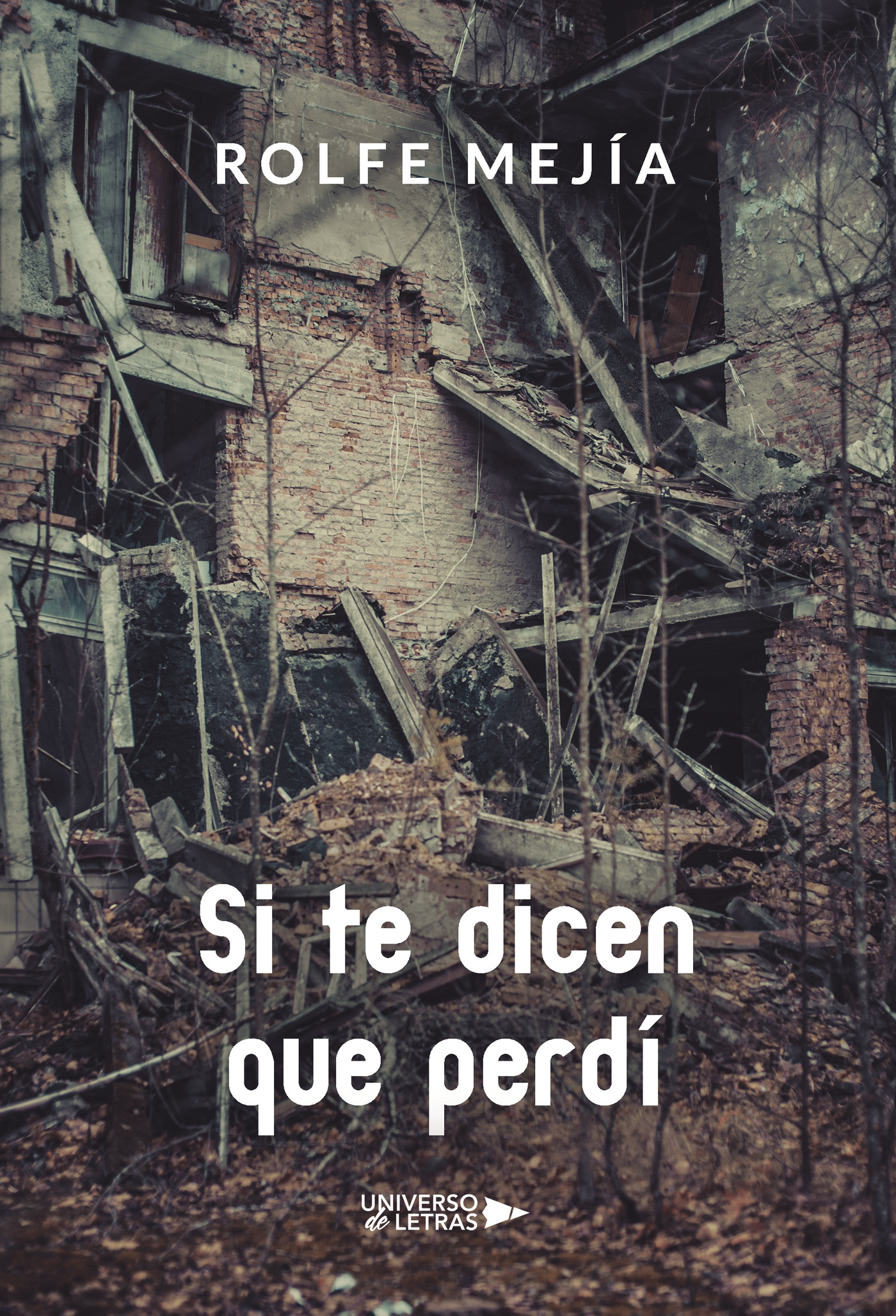 Portada de Si te dicen que perdí · Rolfe Mejía