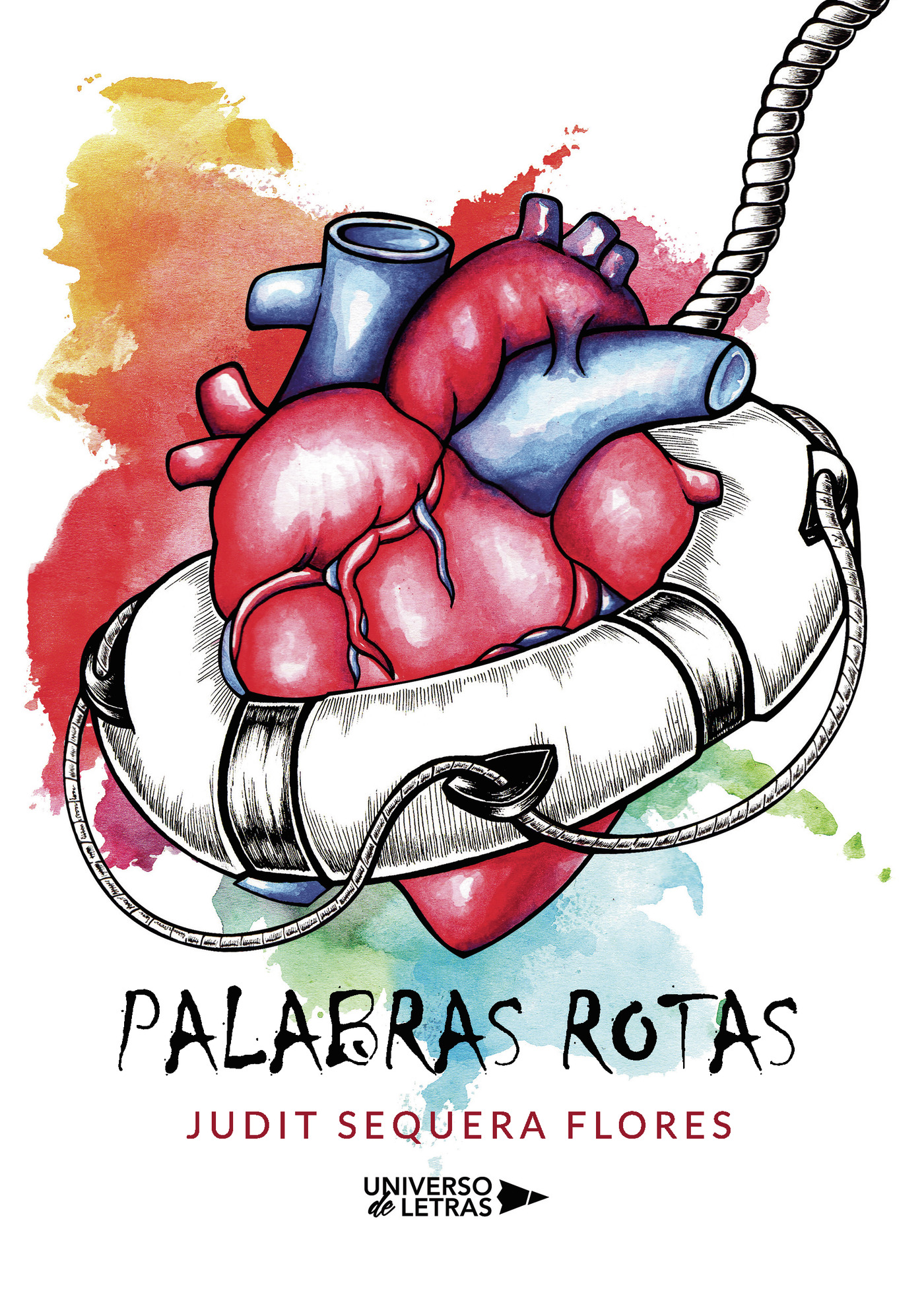 Portada de Palabras rotas · Judit Sequera Flores