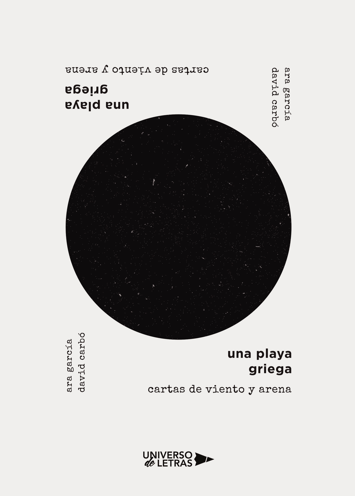 Portada de Una playa griega · Ara García, Carbó