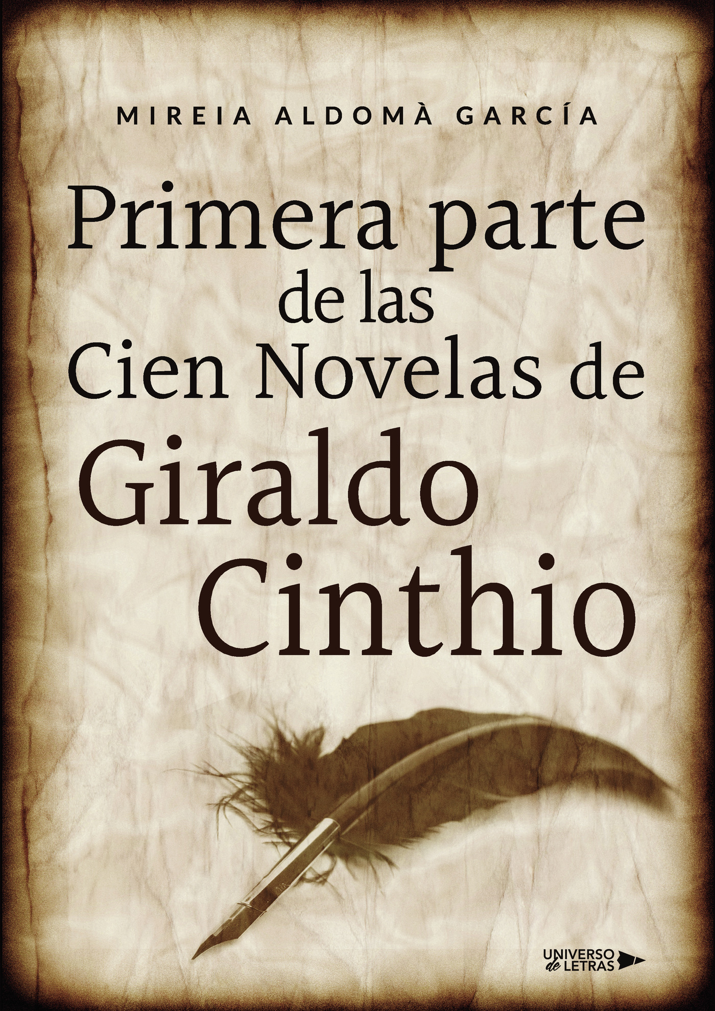 Portada de Primera parte de las Cien Novelas de Giraldo Cinthio · Mireia Aldomà García
