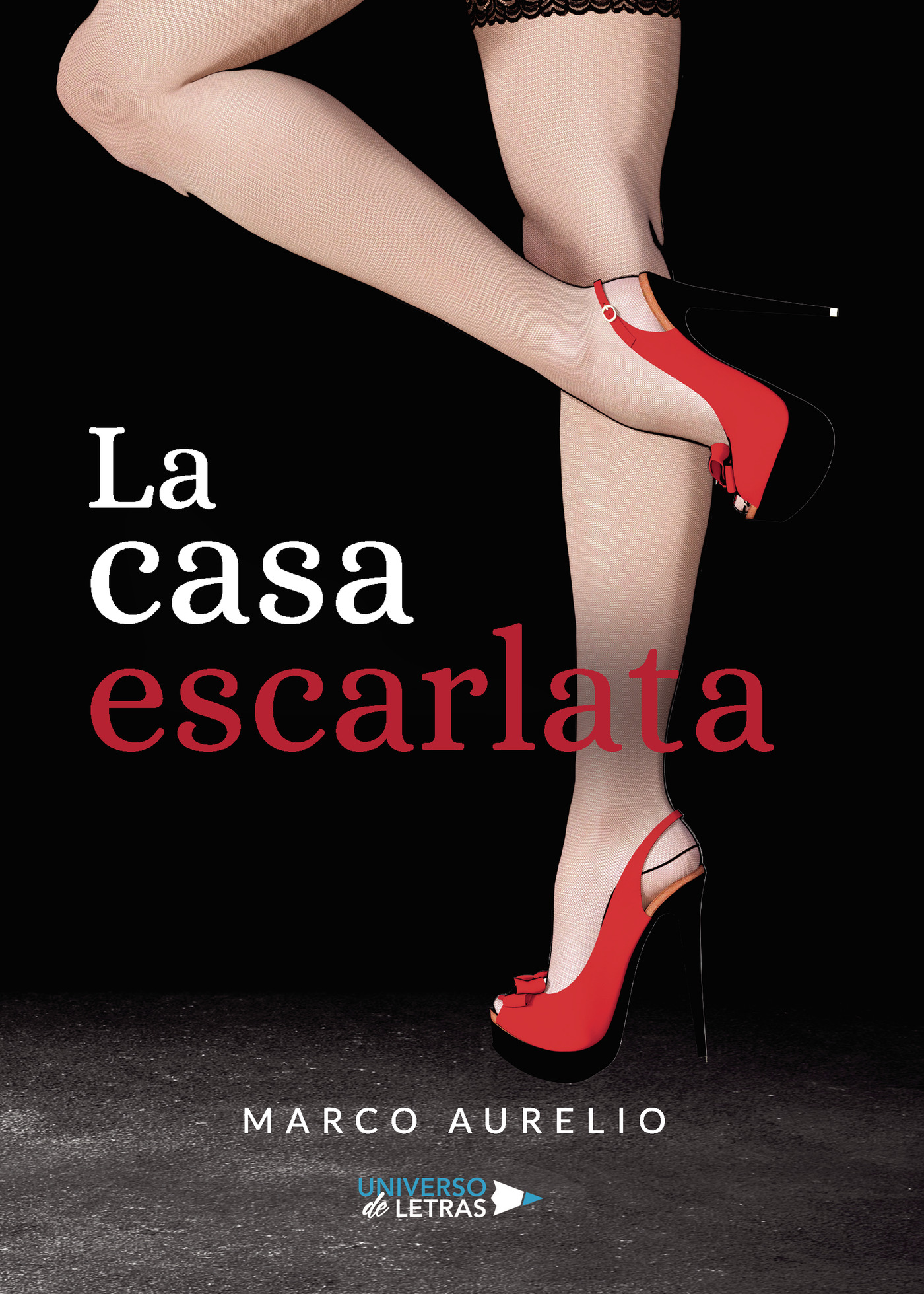 Portada de La casa escarlata · Marco Aurelio