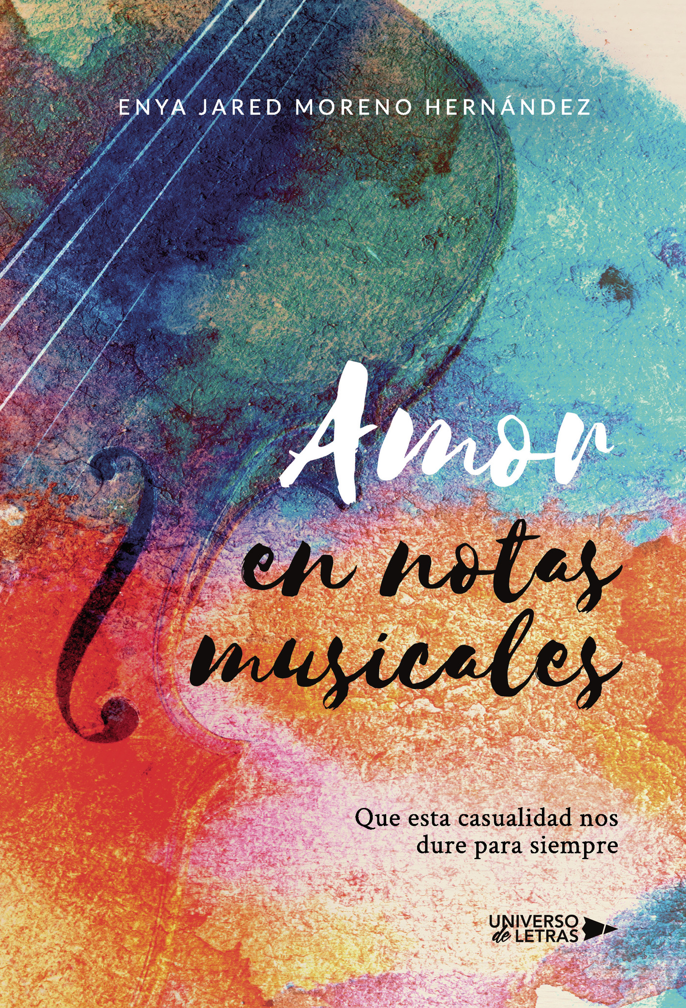 Portada de Amor en notas musicales · Enya Jared Moreno Hernández