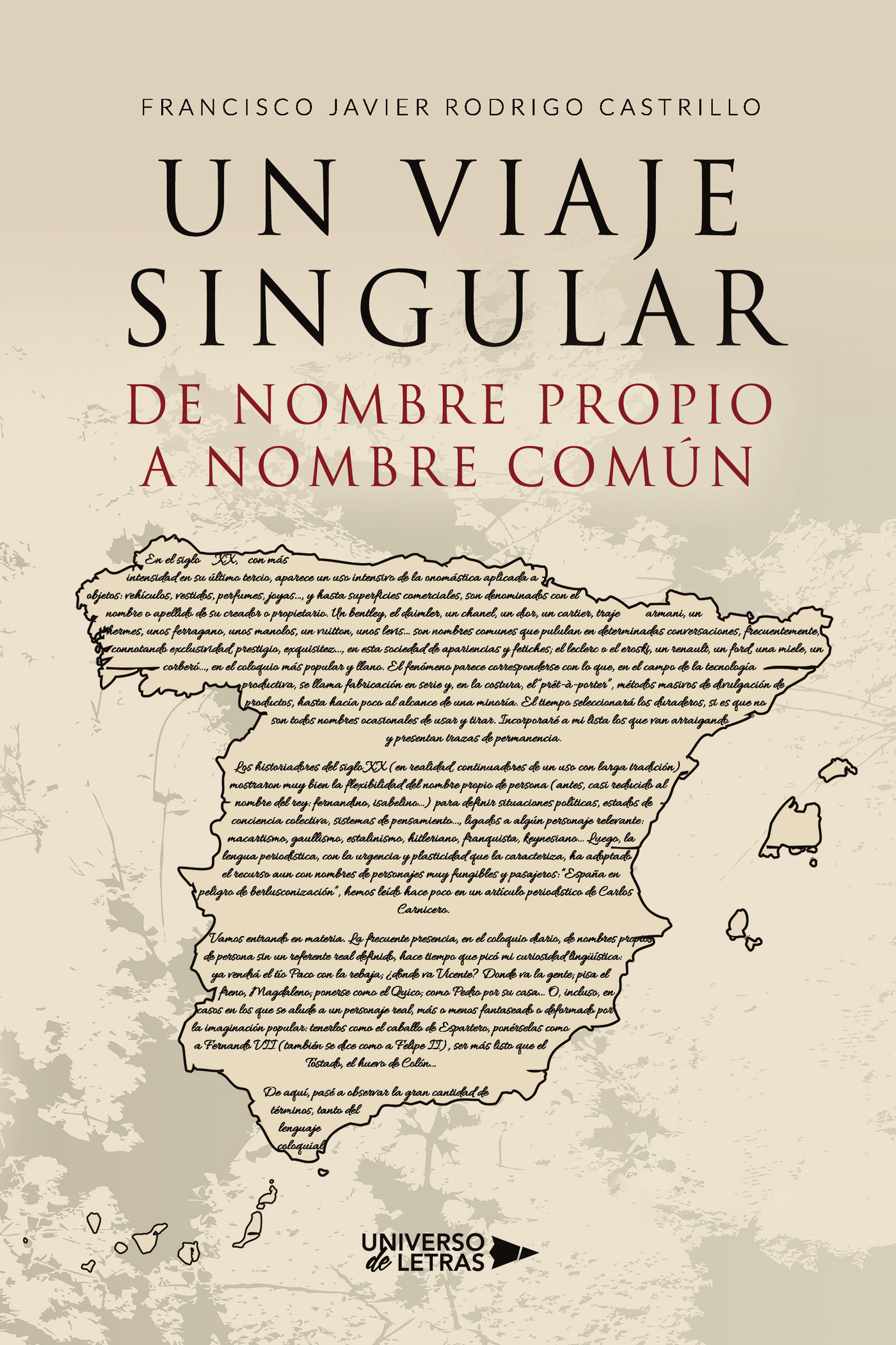 Portada de Un viaje singular · Francisco Javier Rodrigo Castrillo