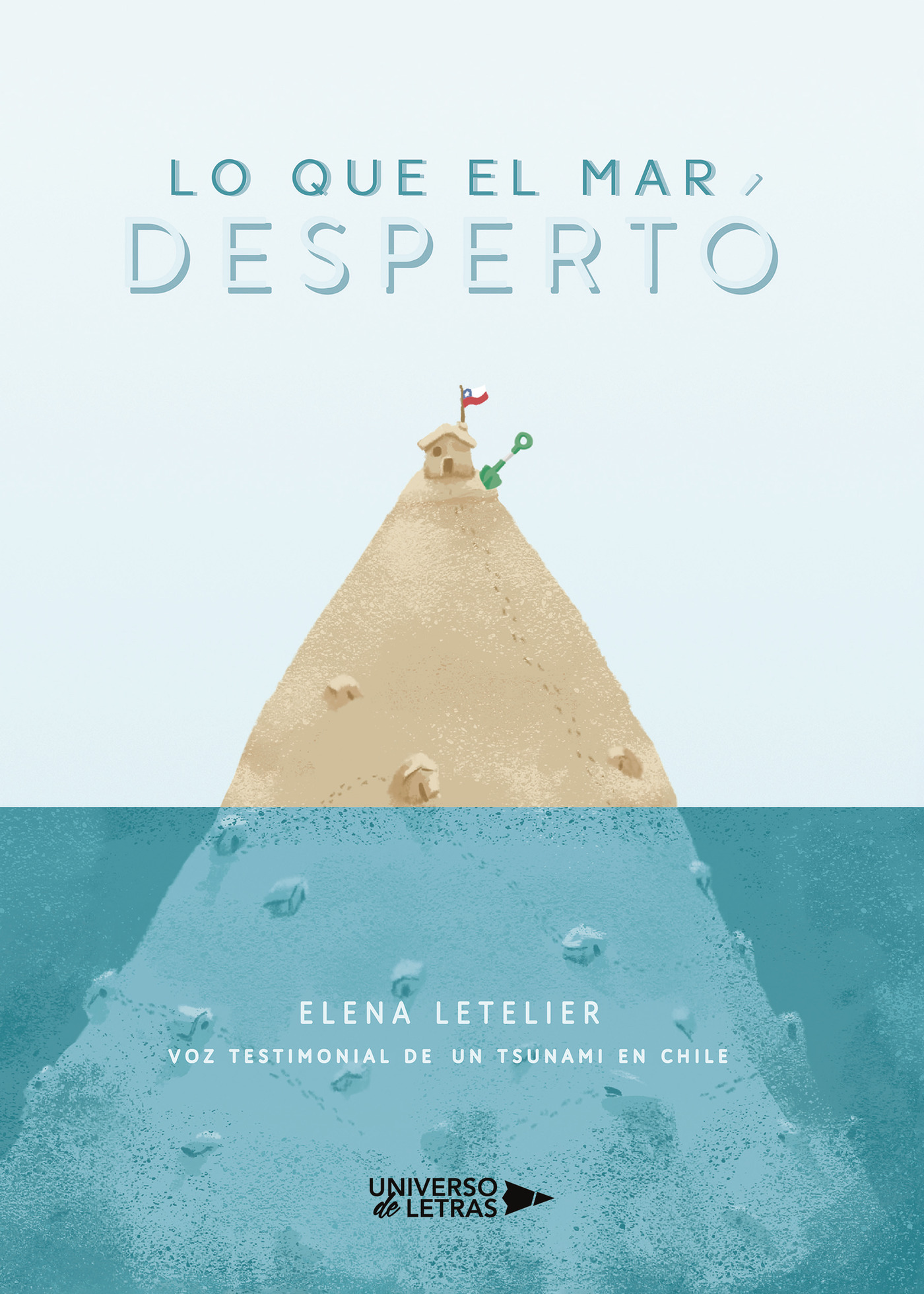 Portada de Lo que el mar despertó. Voz testimonial de un tsunami en Chile
