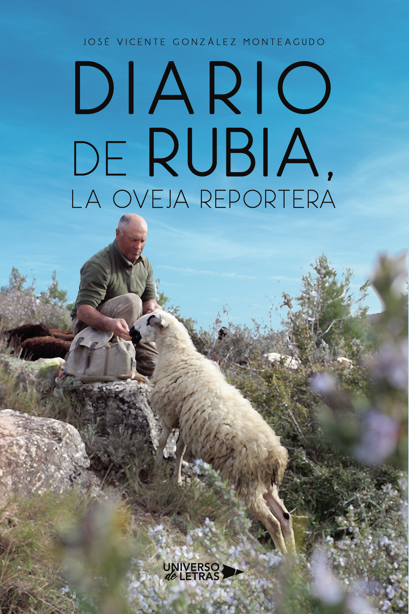 Portada de Diario de Rubia, la oveja reportera · José Vicente González Monteagudo