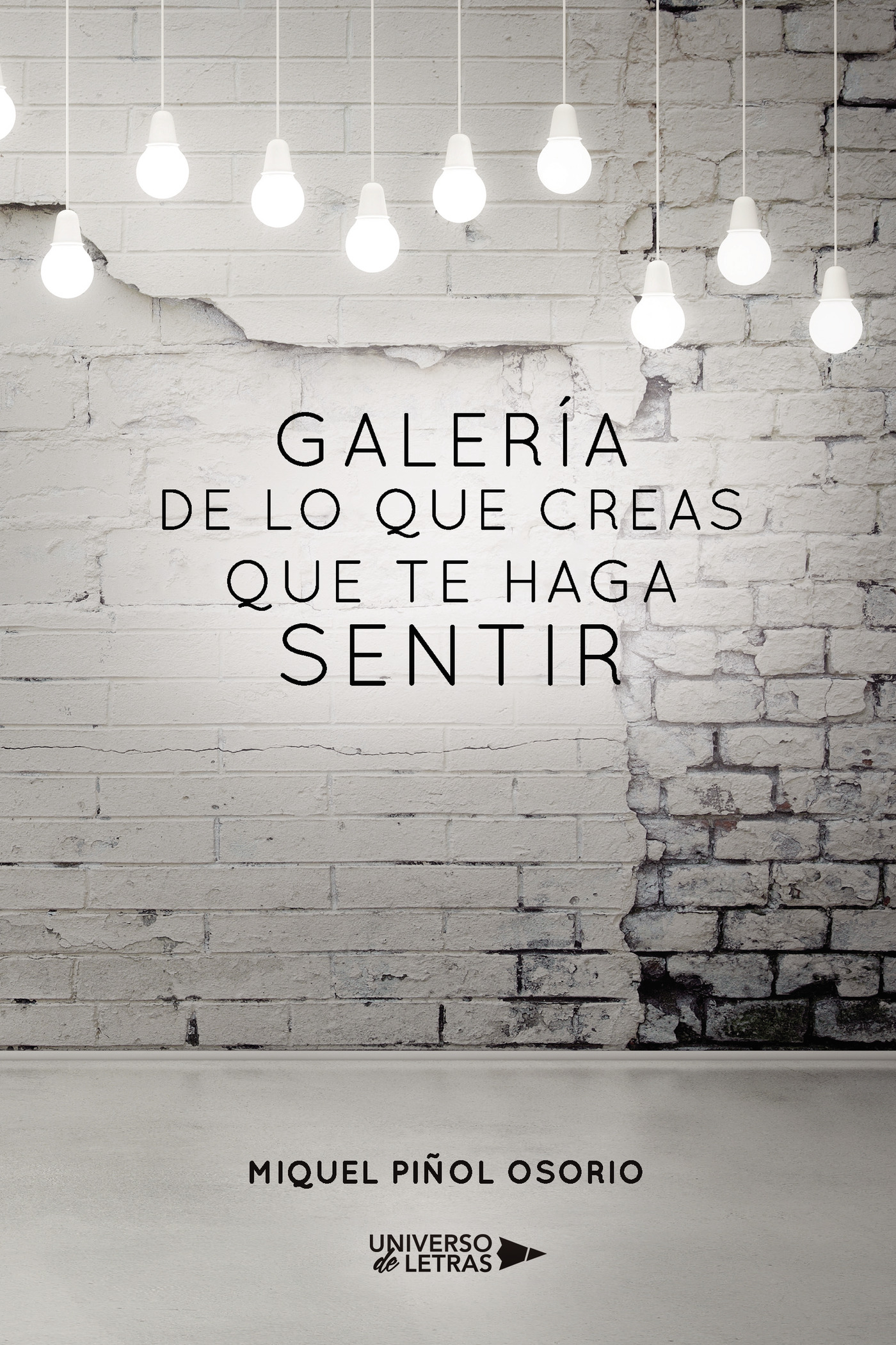 Portada de Galería de lo que creas que te haga sentir · Miquel Piñol Osorio