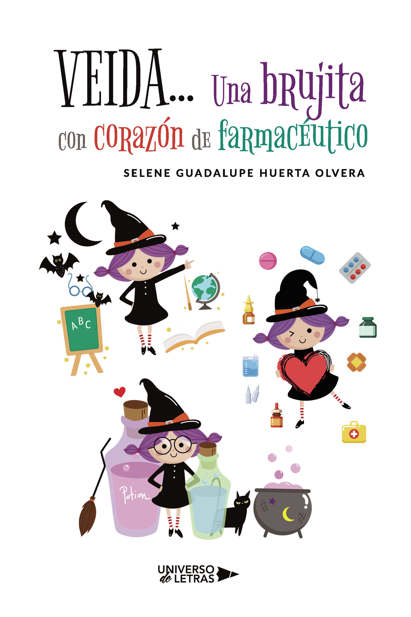Portada de VEIDA... Una brujita con corazón de farmacéutico