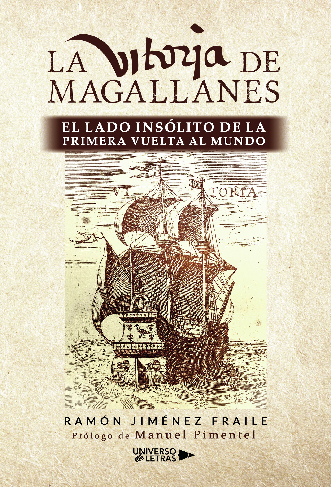 Portada de La Vitoria de Magallanes · Ramón Jiménez Fraile
