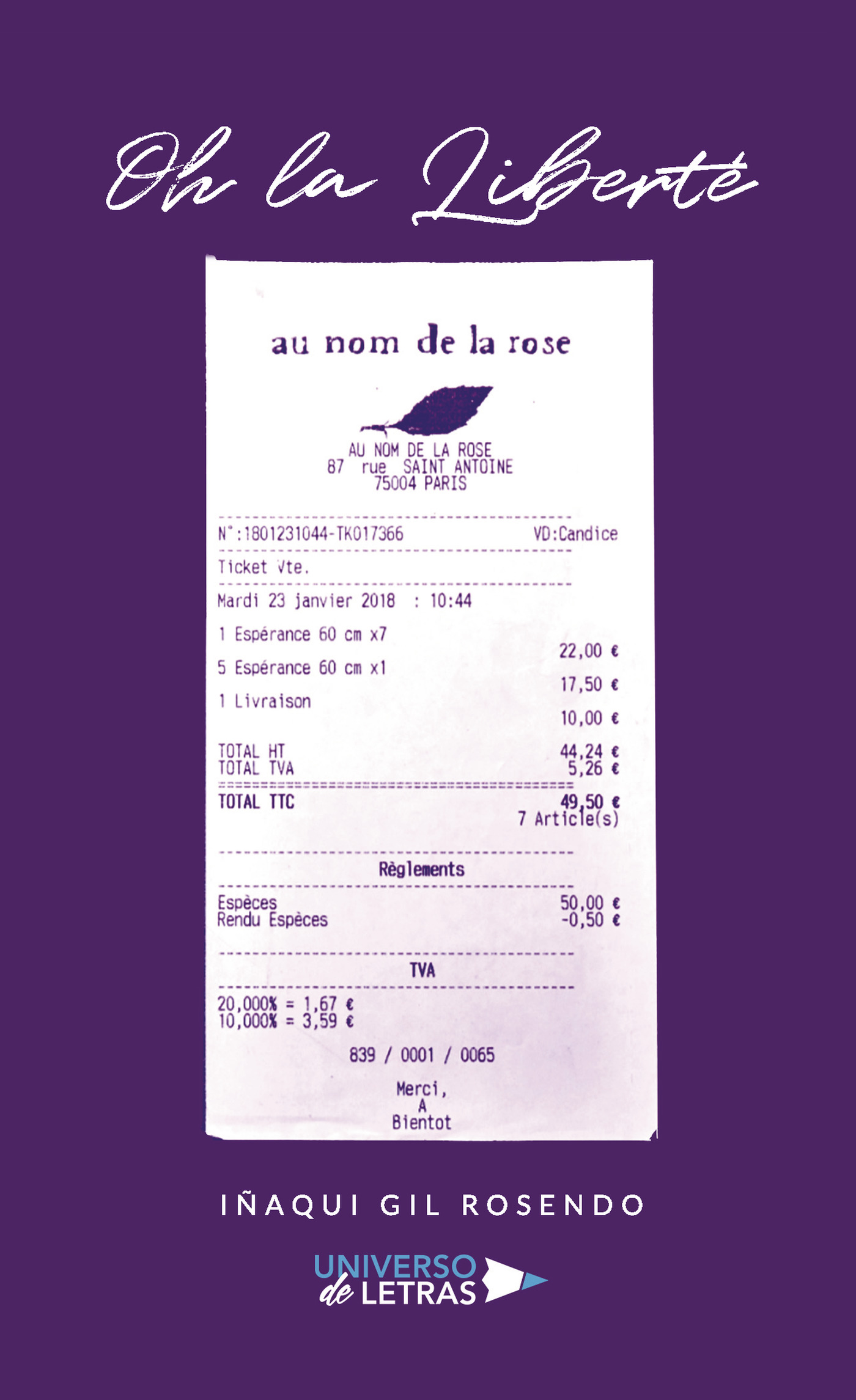 Portada de Oh la Liberté