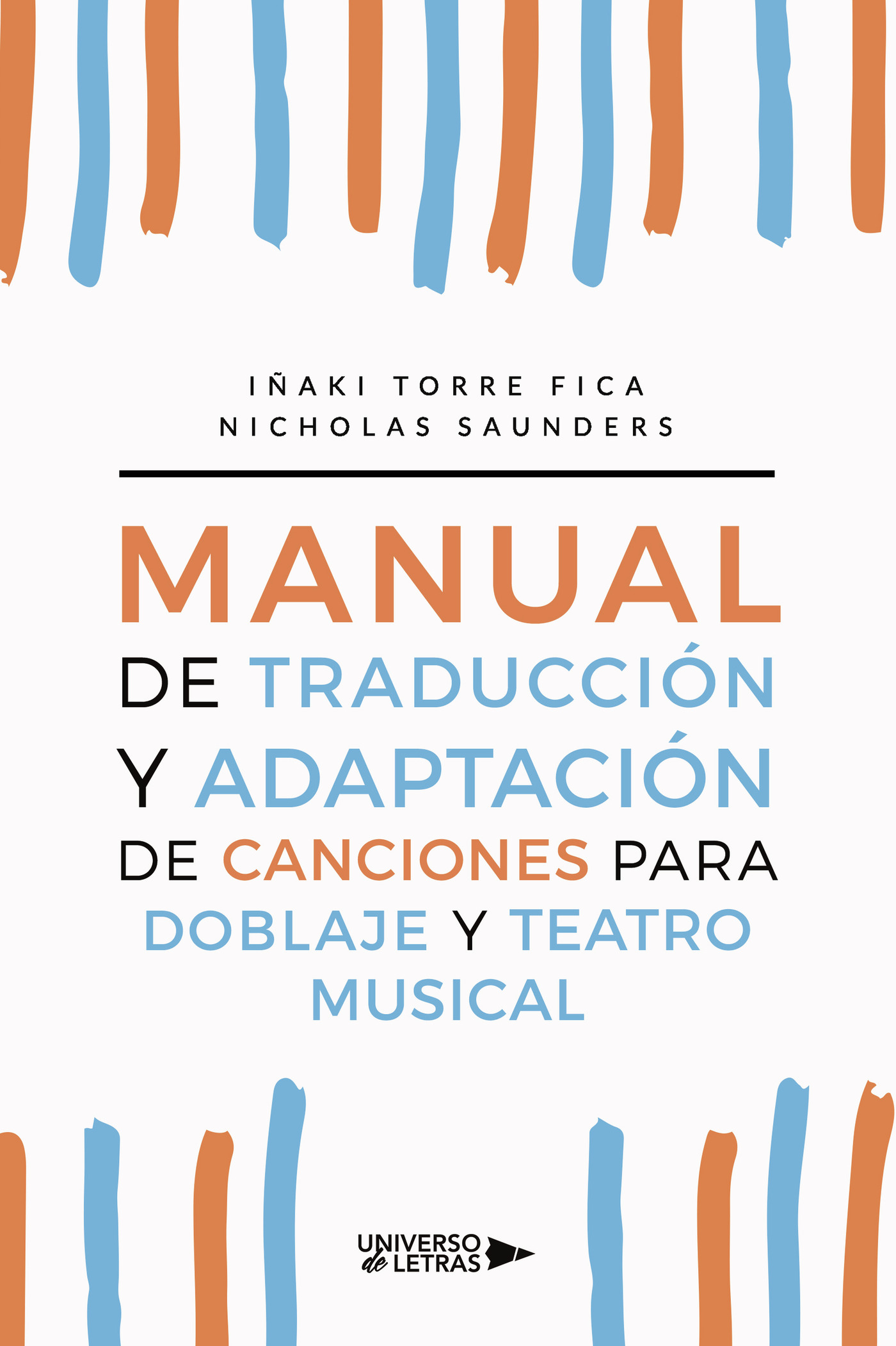 Portada de Manual de traducción y adaptación de canciones para doblaje y teatro musical
